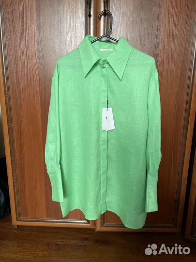 Льняная рубашка женская новая