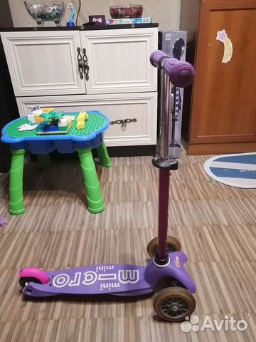 Самокат детский трехколесный бу