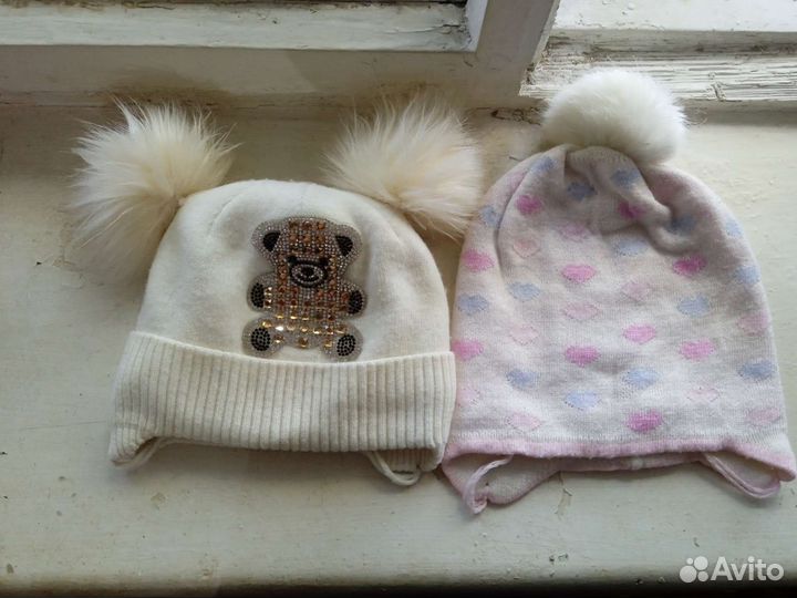 Детские шапочки (много)