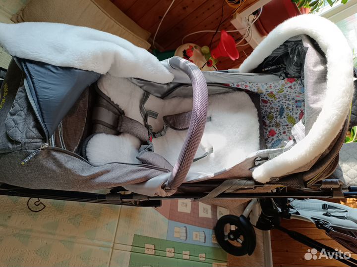 Детские санки коляска