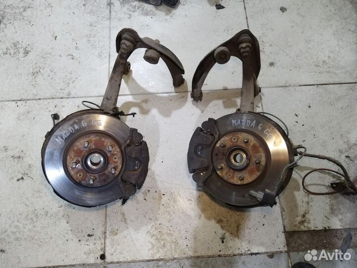 Ступица передняя разбор mazda 6 gg