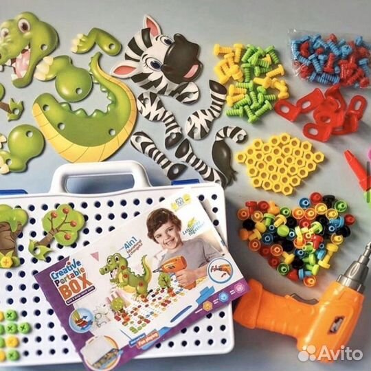 Конструктор с шуруповертом новый