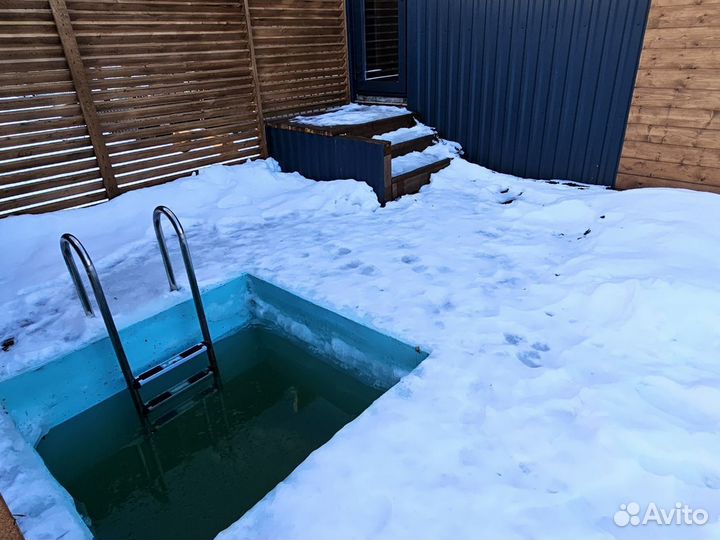 Банька Барнхаус с уличной территорией