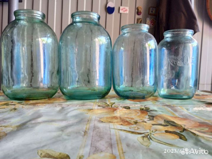 Банки стеклянные 3 литра, 2 литра