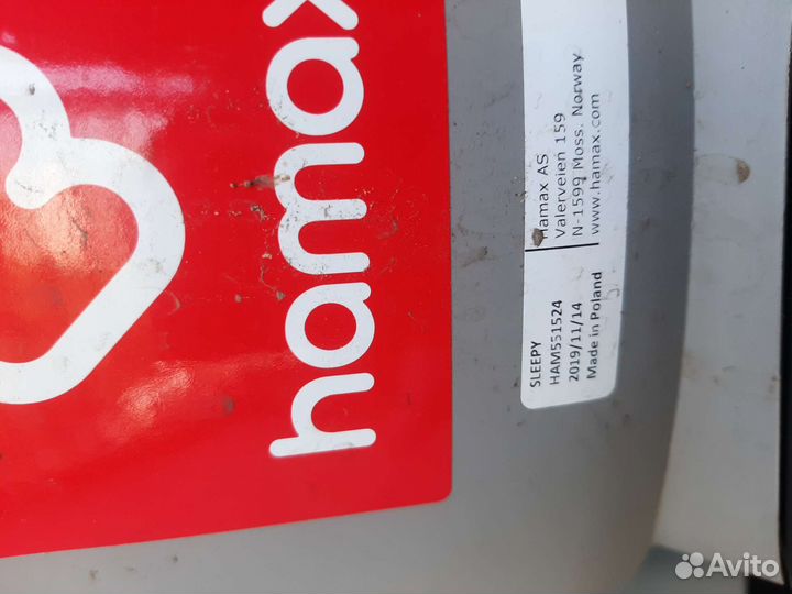 Детское велокресло hamax sleepy