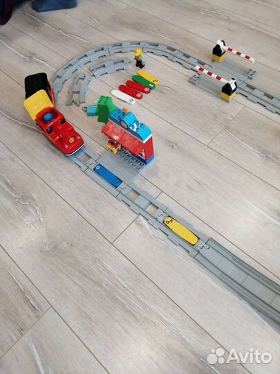 Lego duplo поезд на паровой тяге