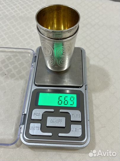 Рюмки стопки серебро 916 проба