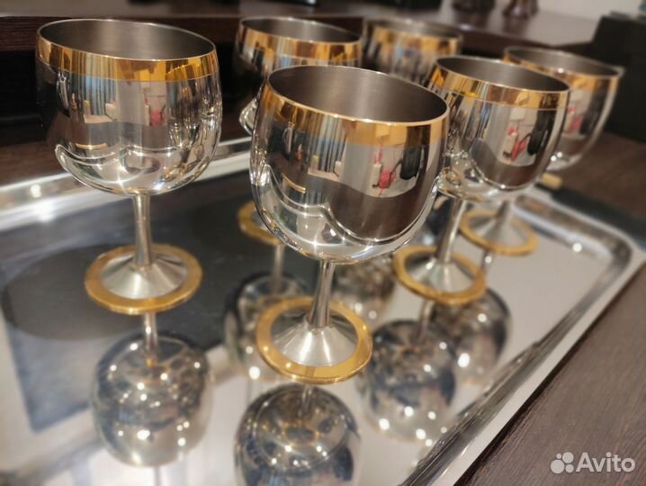 Zepter набор бокалы для вина с подносом