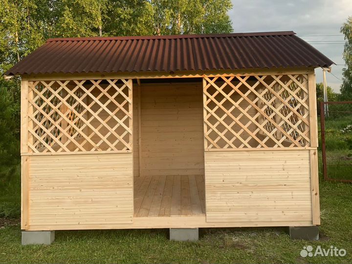 Беседка дачная. Сборка бесплатно