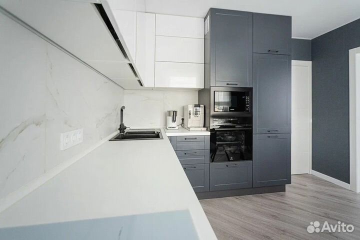 Цена за всю кухню. Серый лофт CN:028439