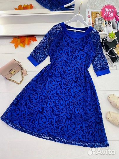 Гипюровое женское платье Размер 50 52 54 56 58 60