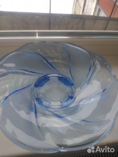 Ваза цветное стекло СССР