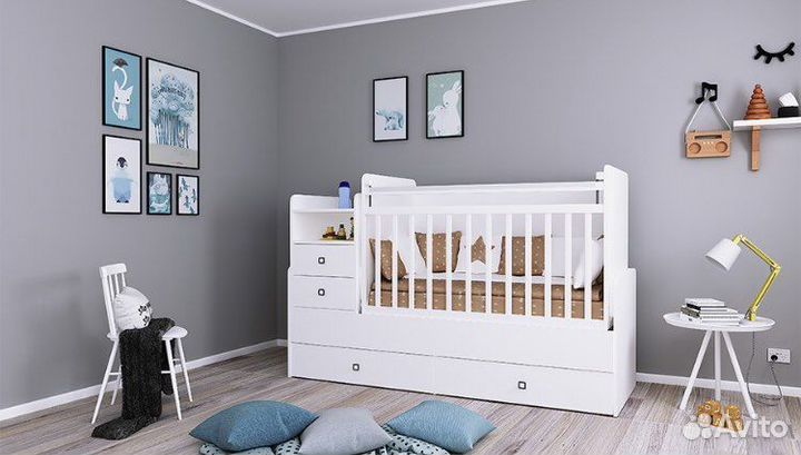 Кроватка трансформер фея 1414