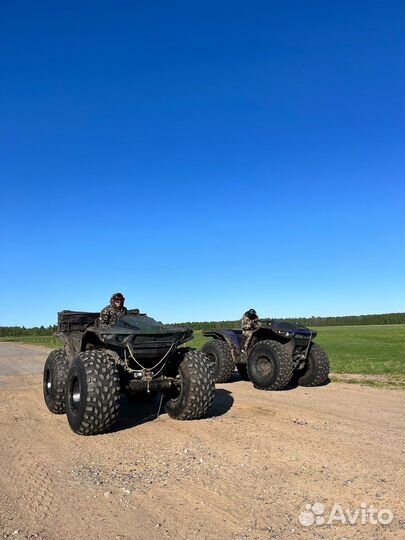 Болотоход колёсный 