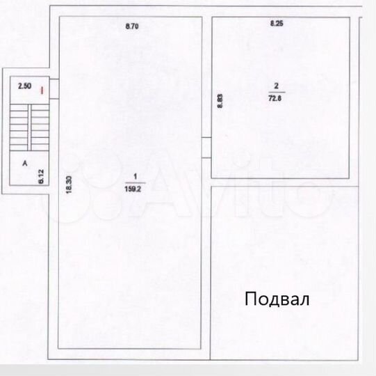 Здание под производство 878 кв.м. в цао