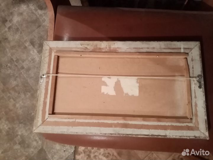 Картина : зимний лес. Фабричная накат