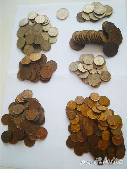 Коллекция монет и купюр (2кг)
