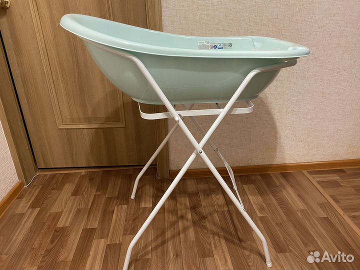 Детская ванночка с подставкой и горкой