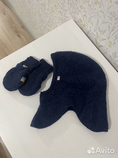 Joha шапка шлем и варежки