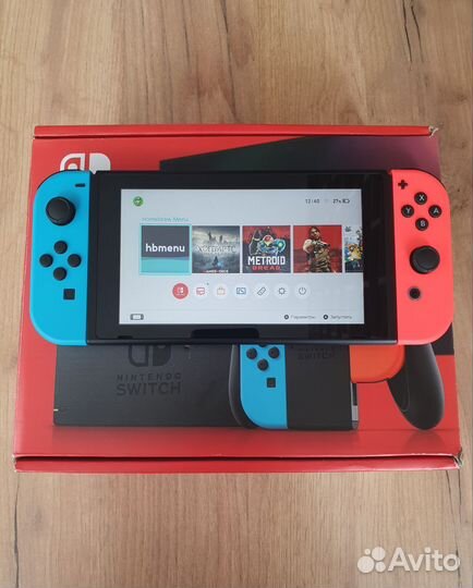 Nintendo switch прошитая 256гб