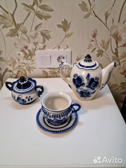 Чайный сервиз СССР гжель