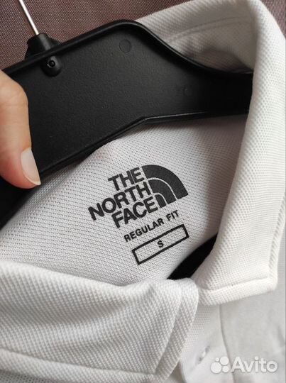 Футболка поло the north face белая S, оранжевая M