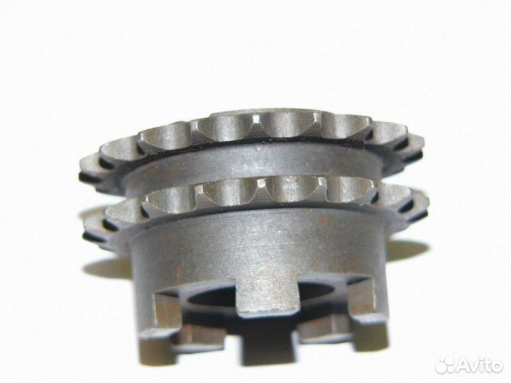 Звездочка Буран 104 вала 2х рядная (110602102) ант