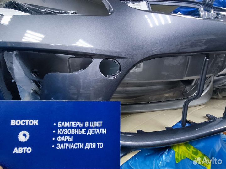 Бампер Volkswagen Polo черный перламутр