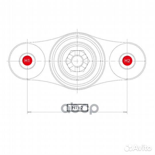 Опора шаровая Kia/CTR/ CB0220 CTR