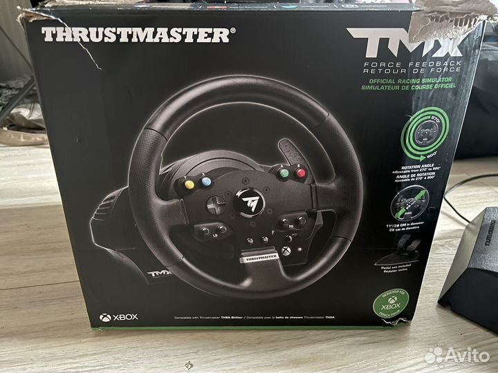 Игровой руль thrustmaster tmx