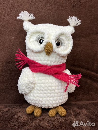 Сова игрушка вязаная