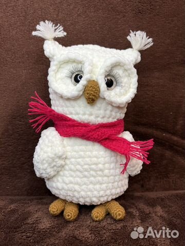 Сова игрушка вязаная