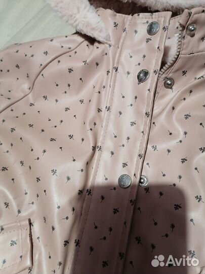 Куртка zara для девочки 80