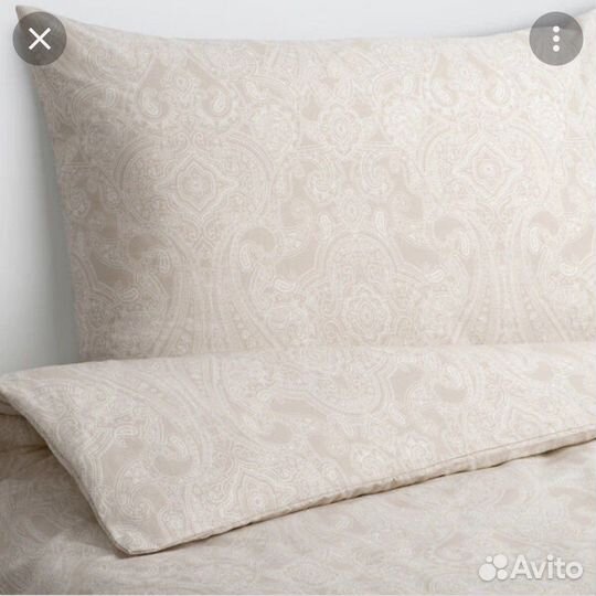 Постельное белье и наволочка IKEA Jattevallmo