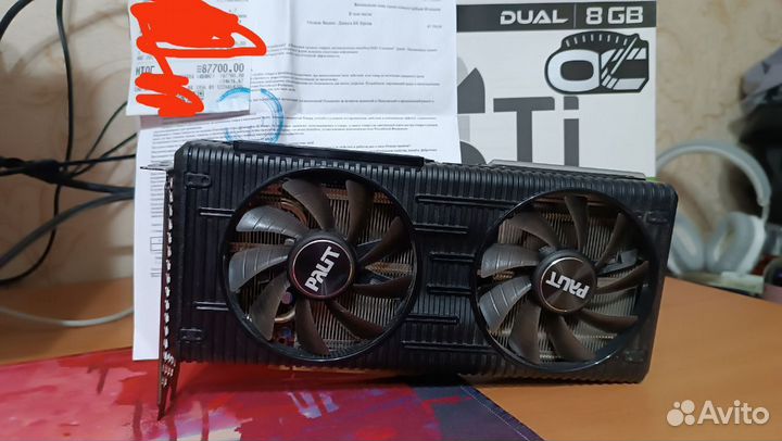 Видеокарта RTX 3060ti Гарантия ситилинк