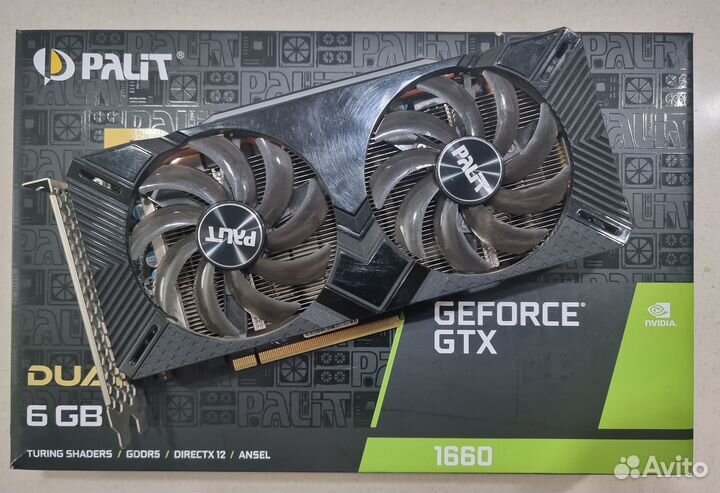 Palit GTX 1660 dual 6Gb (на Гарантии днс)