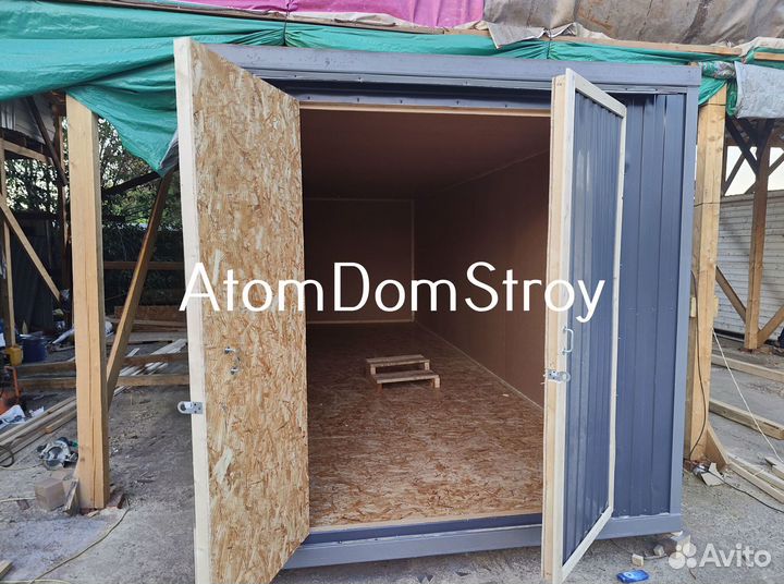 Бытовка деревянная утепленная с электрикой