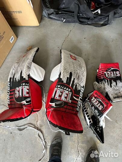 Щитки блин и ловушка Bauer Hyperlite из AHL