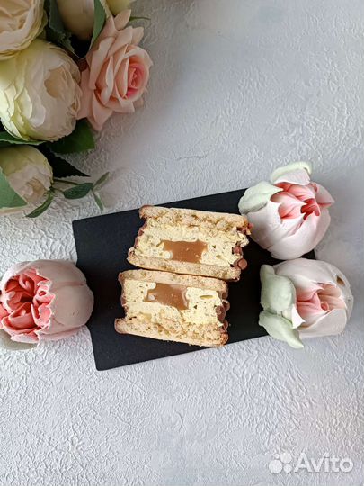 Подарок любимой, зефирные цветы, зефиросендвичи