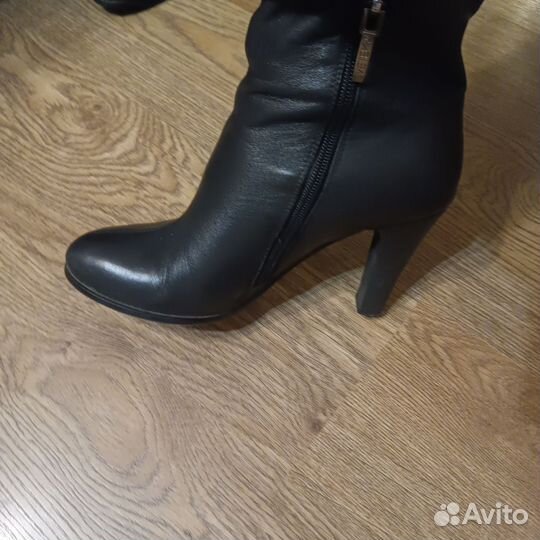 Сапоги женские натуральная кожа демисезонные 39