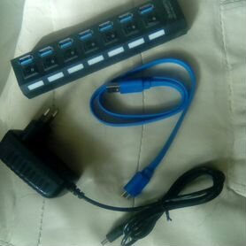 Hub 7xUSB 3.0 LED концентратор USB 3.0