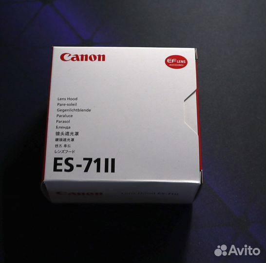 Бленды для объективов Canon