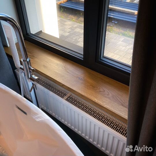 Подоконники из массива дерева