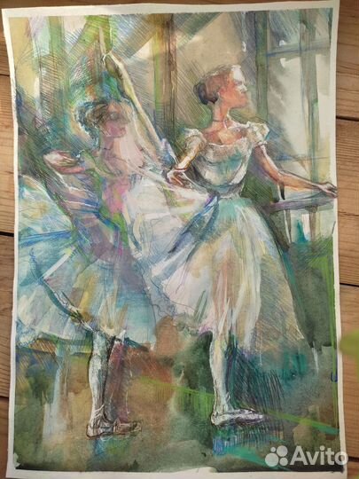 Картина. Авторская иллюстрация. Балет