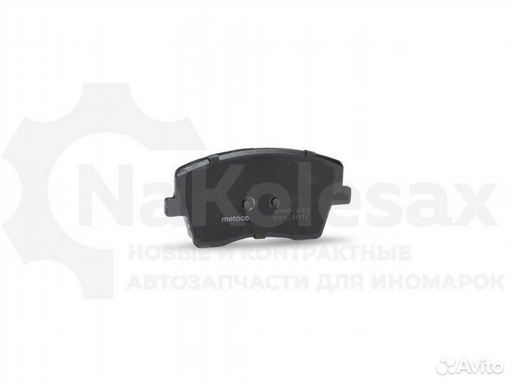 Колодки тормозные передние к-кт Metaco 3000-633