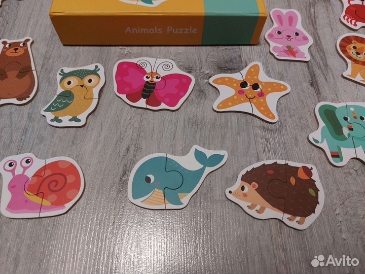 Пазлы для детей 3+ новые