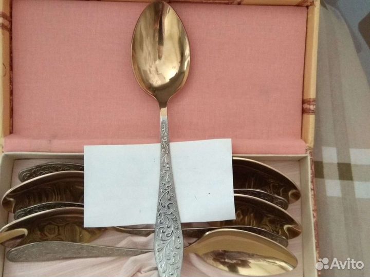 Ложки с декоративным покрытием СССР