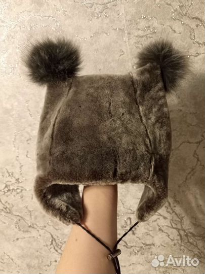 Шапка меховая детская