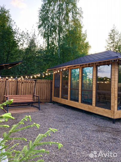 Аренда тёплой беседки с мангальным комплексом