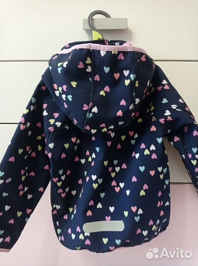 Куртка для девочки софтшел нм, на 2-3 года